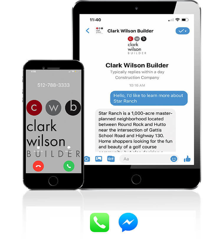 messaging and calling solutions from clark wilson builder