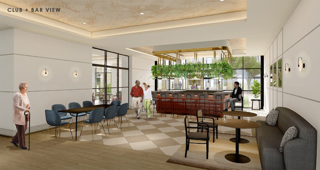 Rendering of The Jovie Club and Bar